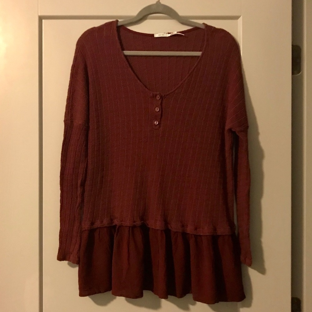 Urban Outfitters Maroon Kimichi Blue Sweater M